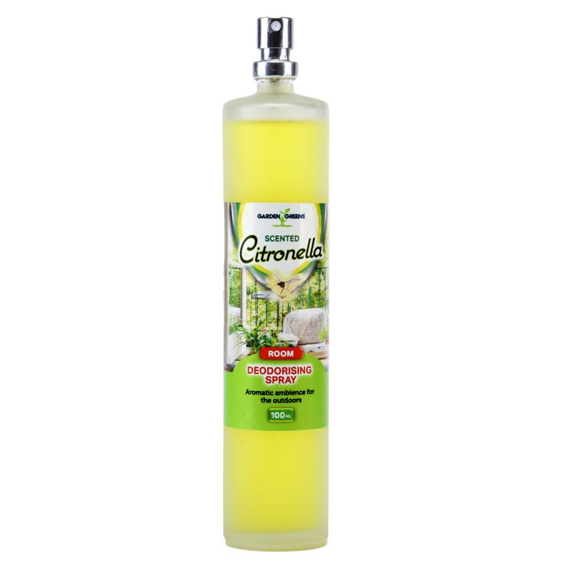 Garden Greens Scented Citronella Room Deodorising Spray 100ml