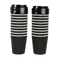 Party Central Paper Coffee Cups With Lid 230ml 20Pack