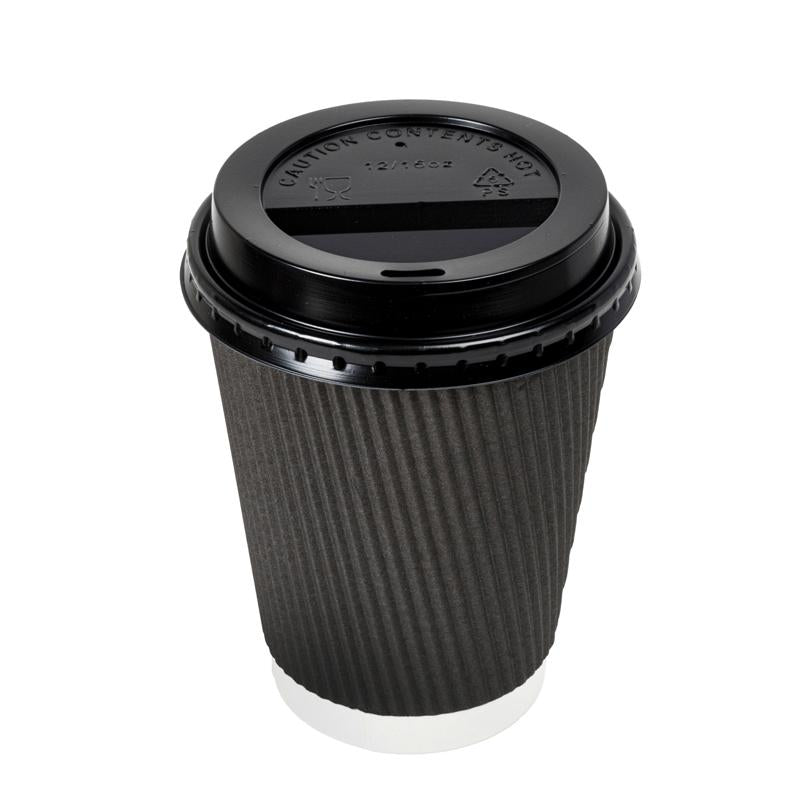 Party Central Paper Coffee Cups With Lid 230ml 20Pack