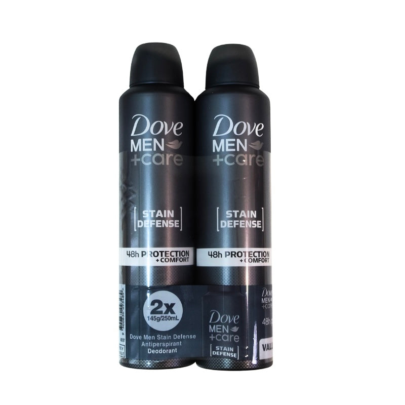 Dove Men + Care Stain Defense  Antiperspirant Deodorant Value Pack 2 x 250ml