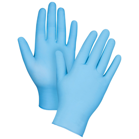 Blue Nitrile Gloves Disposable Powder Free Medium 100 Pieces