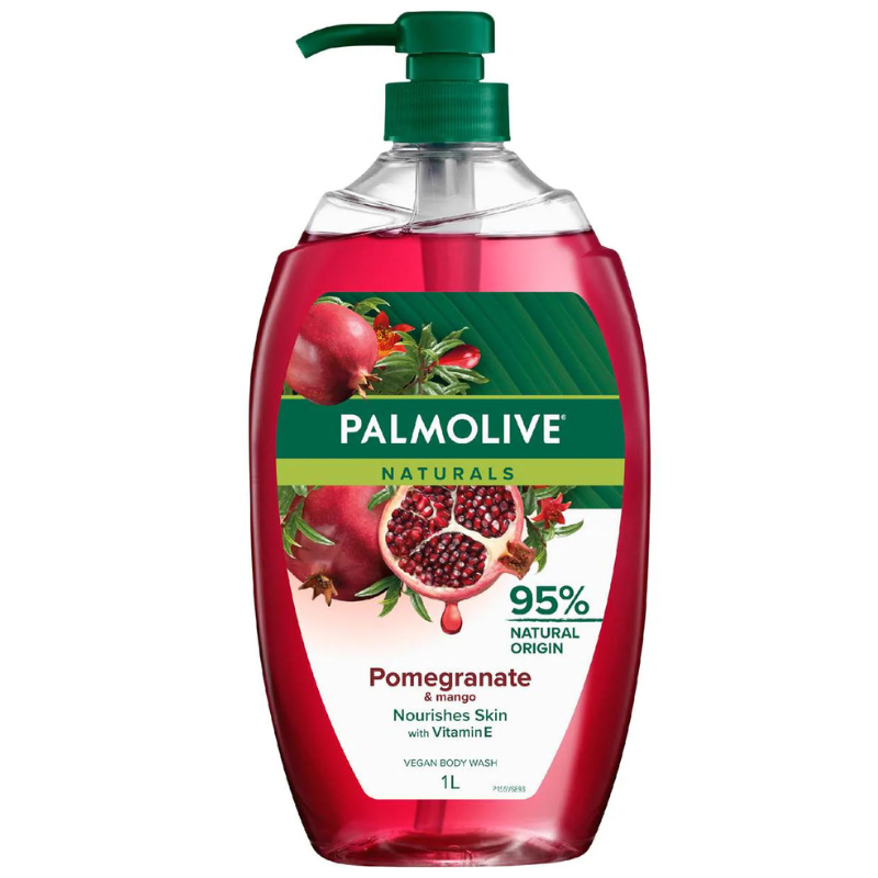 Palmolive Naturals Pomegranate & Mango Vegan Body Wash 1L