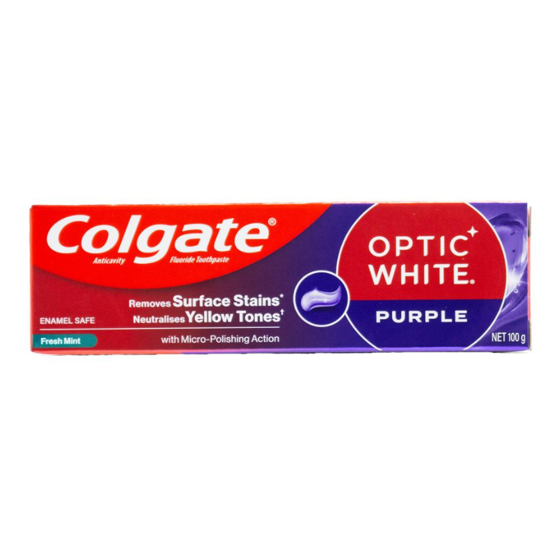 Colgate Toothpaste Optic White Purple Fresh Mint 100g