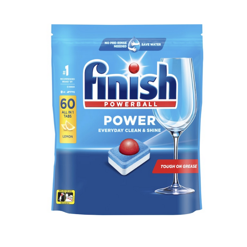 Finish Powerball Power 60 All In 1 Tabs Lemon