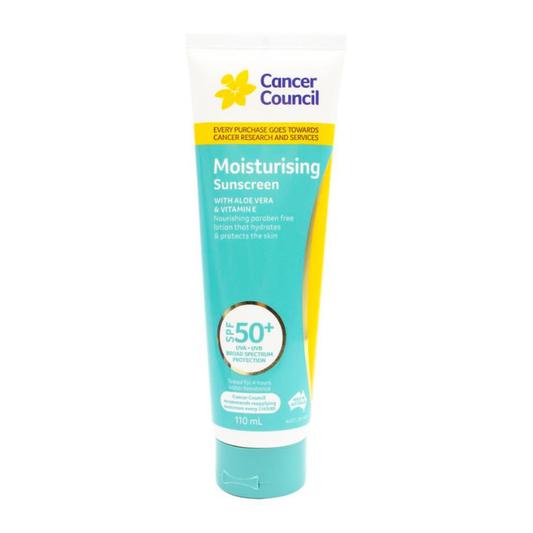 Cancer Council Moisturising Sunscreen Spf 50+ 110ml