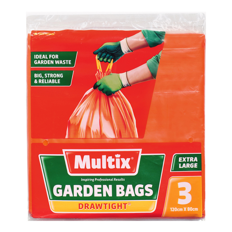 Multix Drawtight Garden Bags Extra Large 3 x 120cm X 80cm