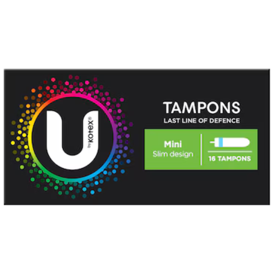 U By Kotex Mini Slim Design 16 Tampons