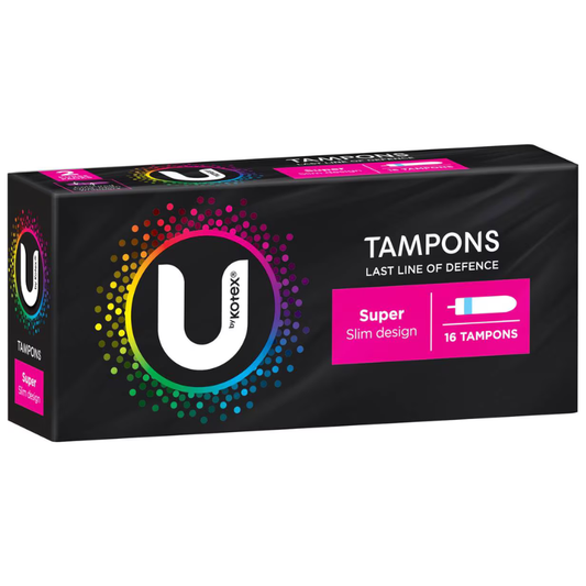 U By Kotex Super Slim Design 16 Tampons