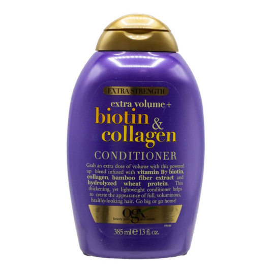 Ogx Extra Strength Extra Volume + Biotin & Collagen Conditioner 385ml