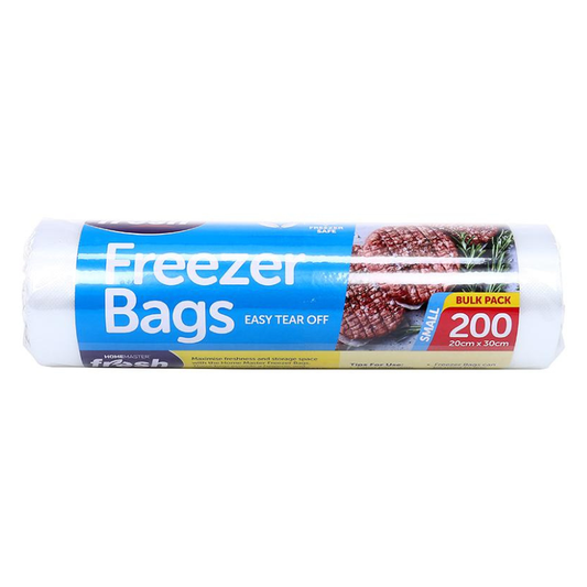 Freezer Bags Roll Easy Tear Off 200 Pcs Small 20cm x 30cm