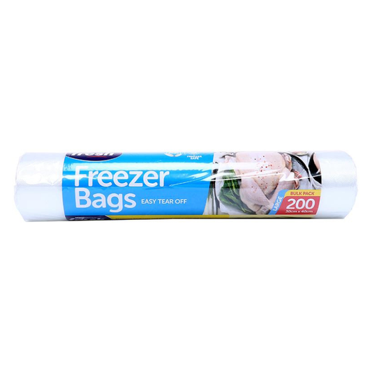 Freezer Bags Roll Easy Tear Off 200 Pcs Large 30cm x 40cm