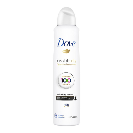 Dove Invisible Dry White Freesia & Violet Flower Scent Antiperspirant 220ml