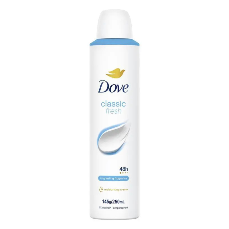 Dove Classic Fresh Antiperspirant Deodorant Value Pack 2 x 250ml