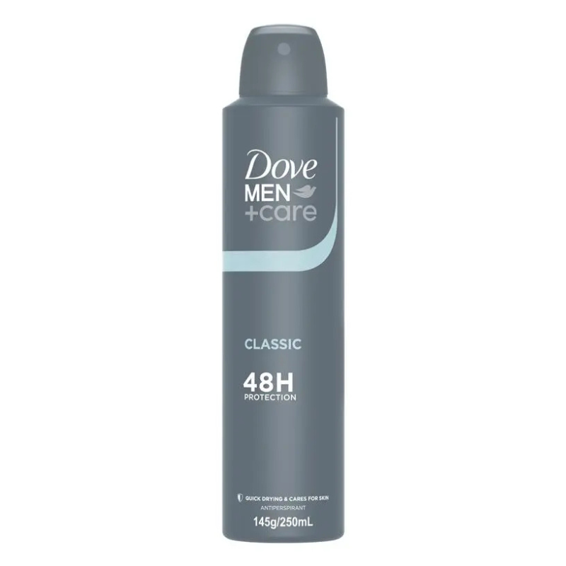 Dove Men + Care Classic Antiperspirant Deodorant Value Pack 2 x 250ml