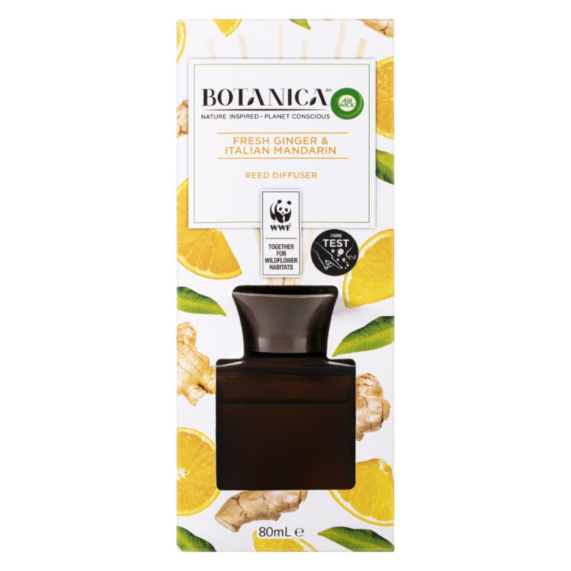 Air Wick Botanica Fresh Ginger & Italian Mandarin Reed Diffuser 80ml