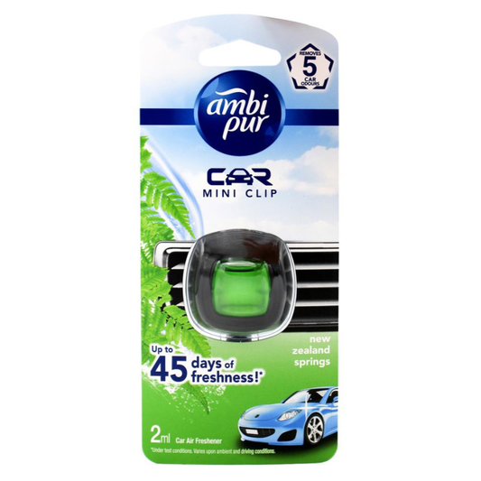 Ambi Pur New Zealand Springs 2ml Car Air Freshener