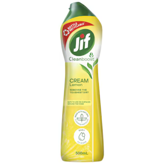 Jif Cleanboost Cream Lemon 500ml