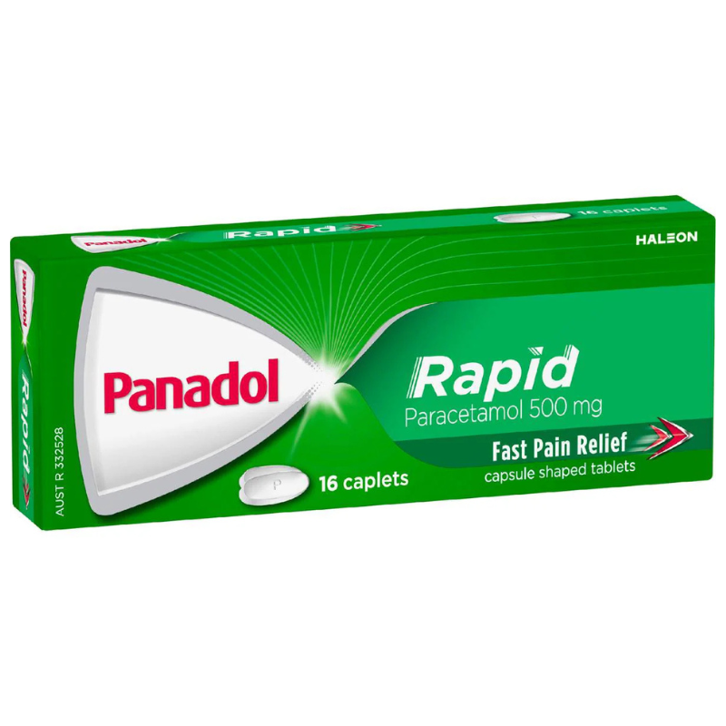 Panadol Rapid Paracetamol 500mg 16 Caplets