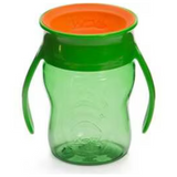 Wow Cup 360° Baby W/Handles 9m + 207ml Assorted Colours