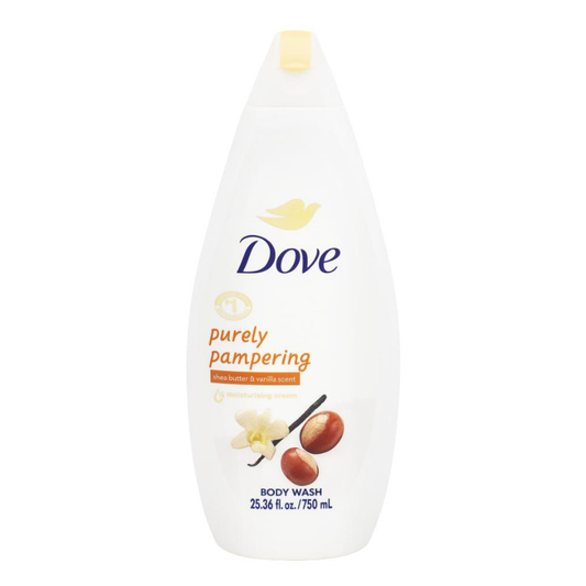 Dove Purely Pampering Shea Butter & Vanilla Scent Body Wash 750ml