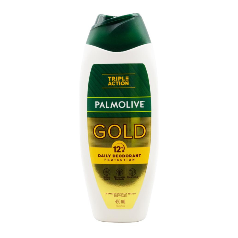 Palmolive Gold Triple Action Daily Deodorant Protection Body Wash 450ml