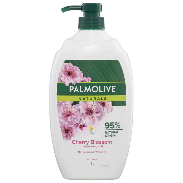 Palmolive Naturals Cherry Blossom Moisturising Milk Body Wash 1L