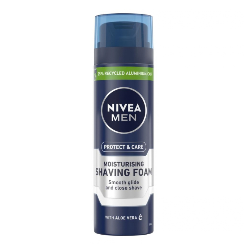 Nivea Men Protect & Care Moisturising Shaving Foam With Aloe Vera 193g