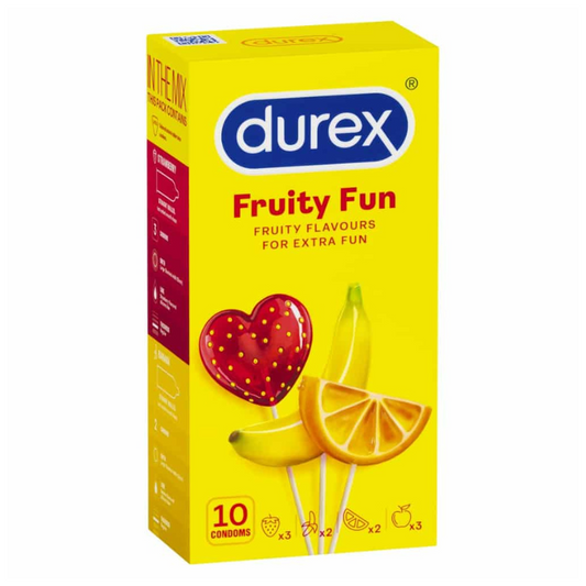 Durex Fruity Fun Condoms 10 Pack