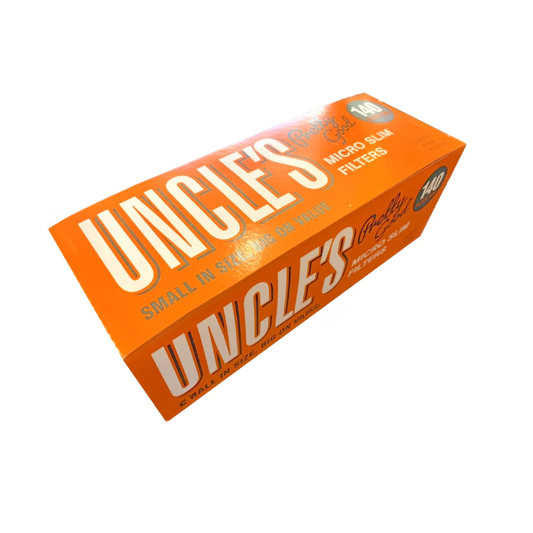 Uncle'S Micro Slim Filters 12 Pkts x 140 Filters