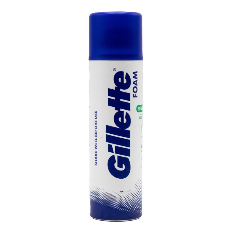 Gillette Sensitive Skin Soothing Aloe Vera Shave Foam 245g