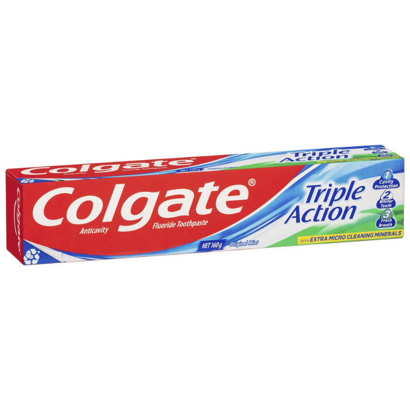 Colgate Toothpaste Bundle Purchase Colgate Toothpaste Triple Action Original Mint 160g-Bundle ...