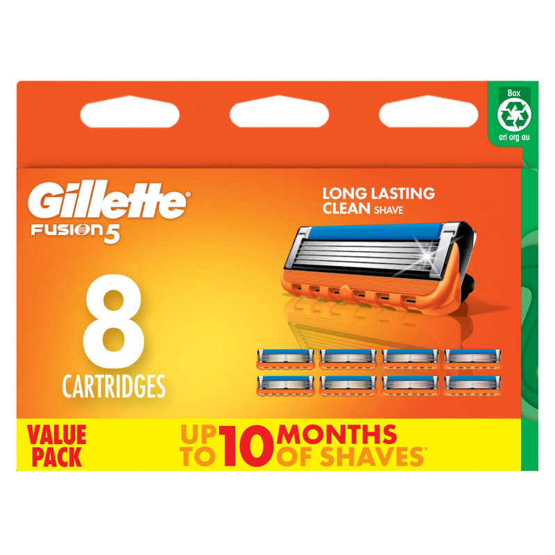 Gillette Fusion 5 Razor Blades 8 Cartridges