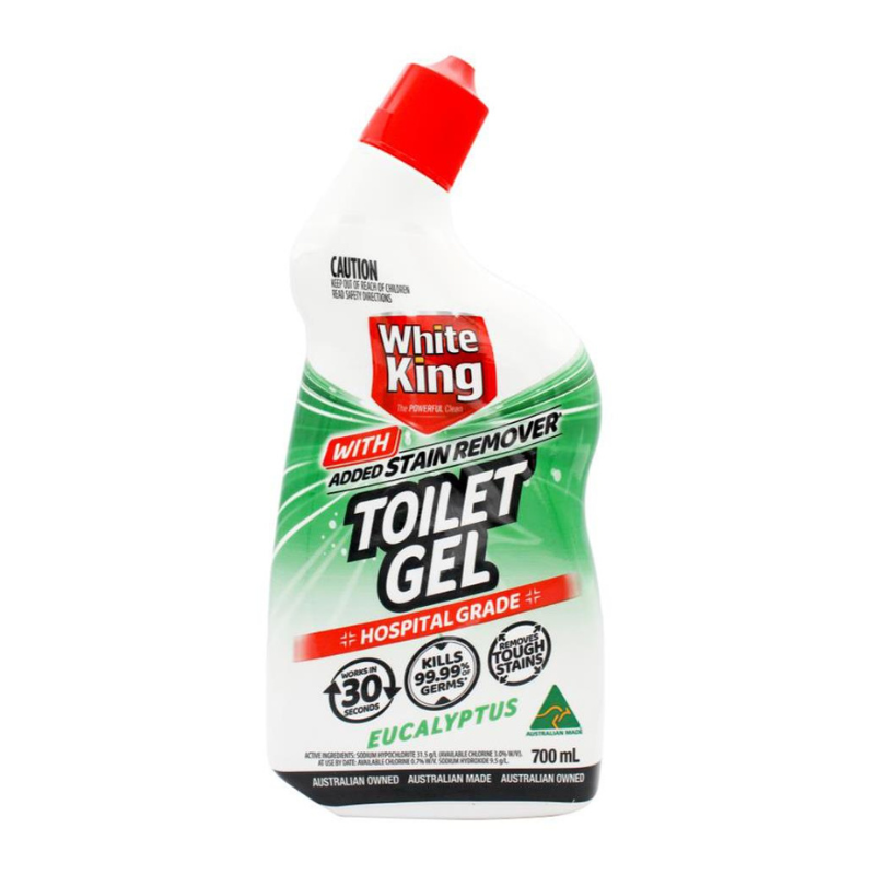 White King Toilet Gel Hospital Grade Eucalyptus 700ml