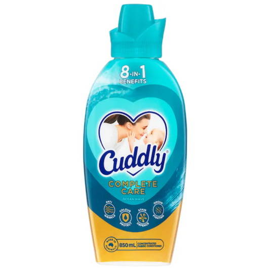 Cuddly Complete Care Ocean Wave Concentrated Fabric Conditioner 850ml