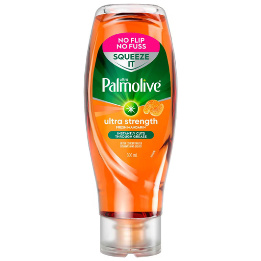 Palmolive Squeeze It Ultra Strength Fresh Mandarin Dishwashing Liquid 500ml