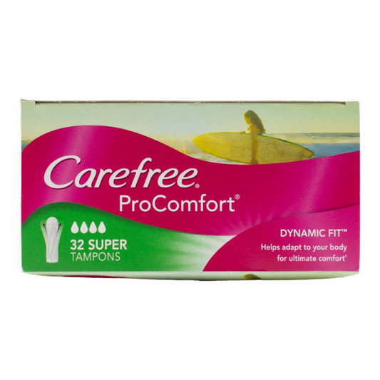 Carefree ProComfort 32 Super Tampons