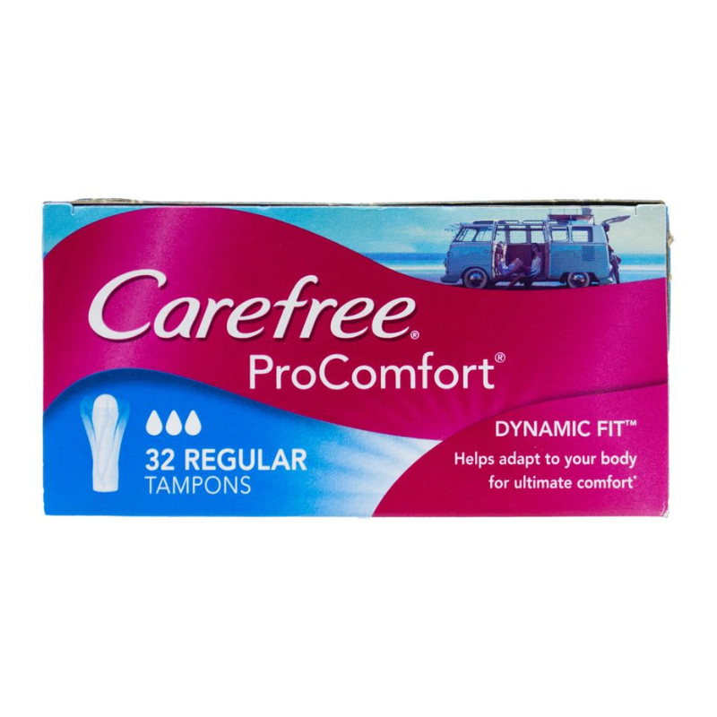 Carefree ProComfort 32 Regular Tampons