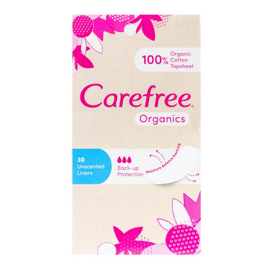 Carefree Organics 30 Unscented Liners