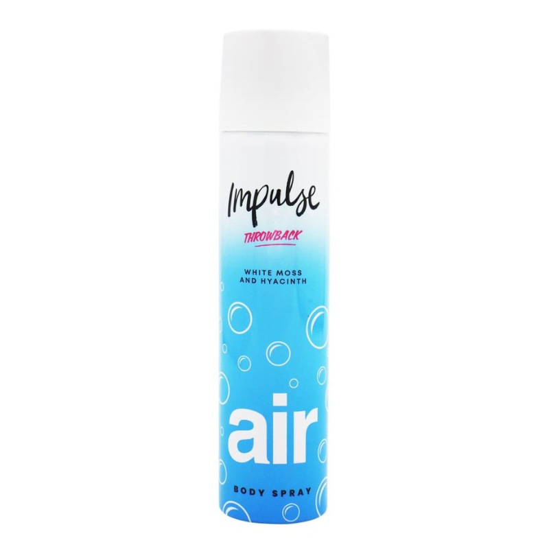 Impulse Throwback White Moss And Hyacinth Body Spray 75ml