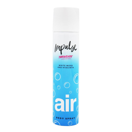 Impulse Throwback White Moss And Hyacinth Body Spray 75ml