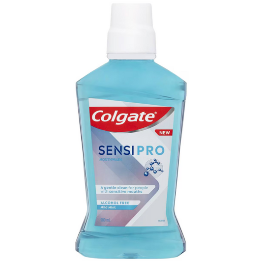 Colgate Sensipro Mouthwash Mild Mint 500ml