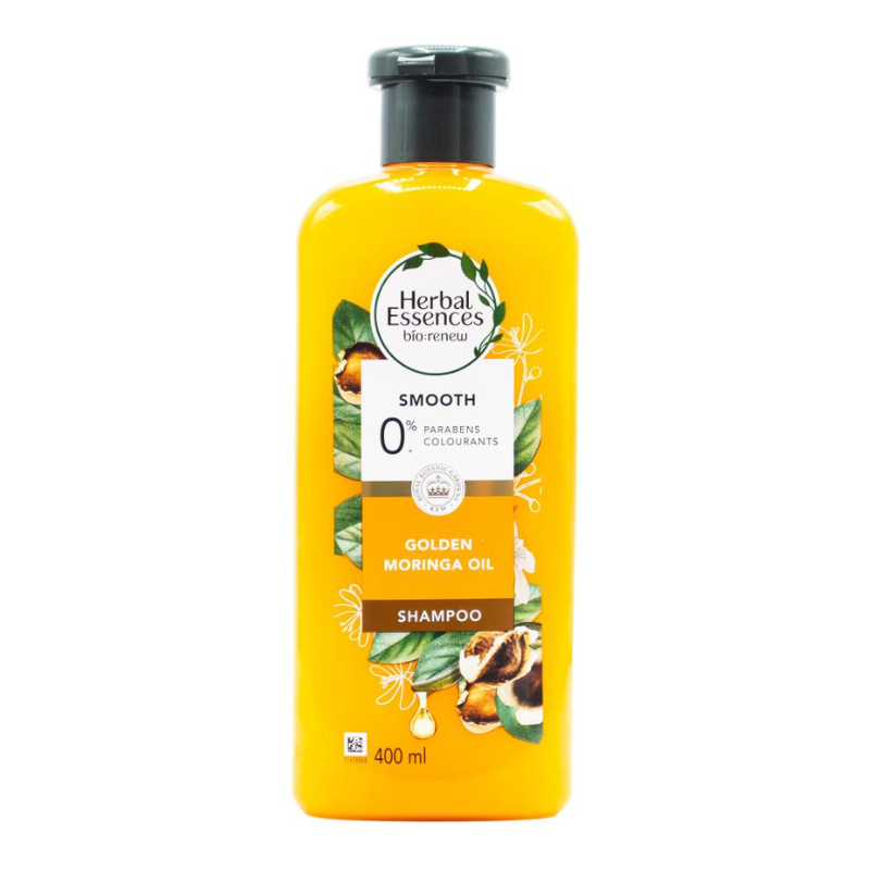 Herbal Essences Smooth Golden Moringa Oil Shampoo 400ml