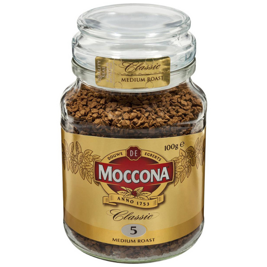 Moccona Freeze Dried Instant Coffee Classic 5 Medium Roast 100g