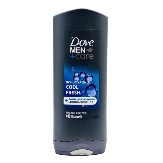Dove Men + Care Invigorating Cool Fresh Body, Face & Hair Wash 400ml