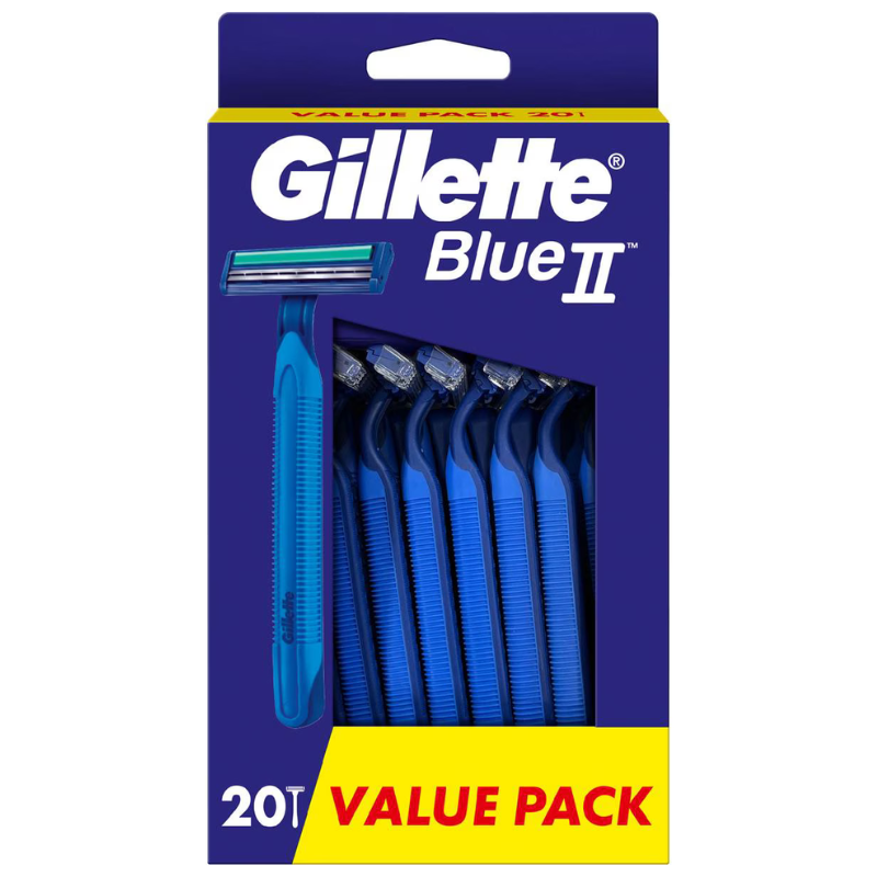Gillette Blue || Disposable Razor 20 Pack