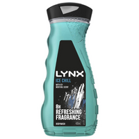 Lynx Ice Chill With Icy Menthol Scent Body Wash 400ml
