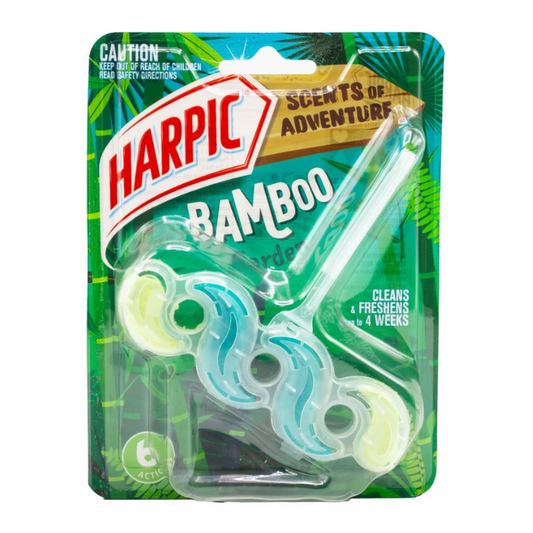 Harpic Scents Of Adventure Bamboo Garden Toilet Block