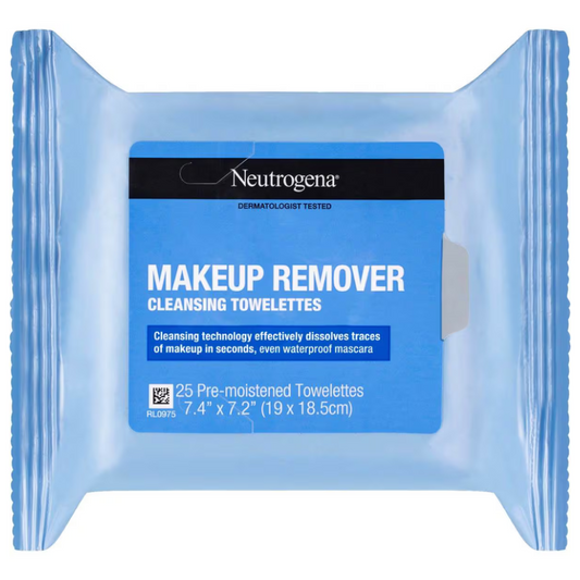 Neutrogena Makeup Remover Cleansing Towelettes 25 Wipes