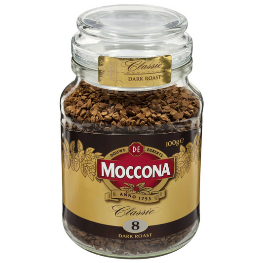 Moccona Freeze Dried Instant Coffee Classic 8 Dark Roast 100g