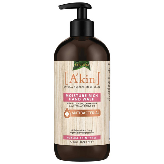 A'Kin Moisture Rich Hand Wash Antibacterial 500ml